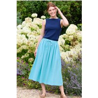 Mudeford Muslin Skirt Lagoon