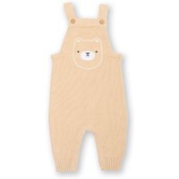 Kite Baby Bear Knit Dungarees in Beige | Size: 6-9 m