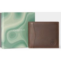 Compass Leather Coin Wallet