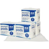 Harbour Housewares Small Disposable Incontinence Bed Pads - 32.5cm x 45cm - 200x Waterproof Absorbent Mattress Wetting Protector Sheets