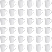Argon Tableware 285ml White Coffee Mug Set of 36 - Durable Dishwasher Safe Mugs Cups