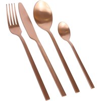 Argon Tableware 48pc Stainless Steel Cutlery Set in Copper