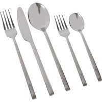Argon Tableware 40pc Stainless Steel Cutlery Set in Silver
