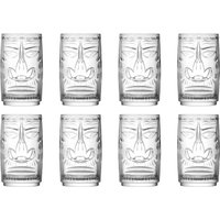 RCR Crystal Tiki Sardinia Highball Glasses - 460ml - Pack of 8 in Clear