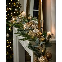 Dibor Metallic Magic Bauble Xmas Table Decoration Christmas Garland 1.8m | Size: Large