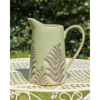 Dibor Sage Green Hallway Room Table Decor Ceramic Flowers Jug
