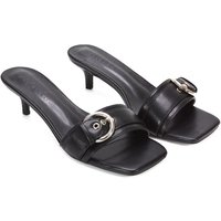 XY London Addison Crystal Pointed Toe Heels Black