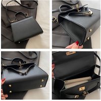 XY London 'Catherine' Women's Small Crossbody Shoulder Handbag in Black