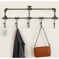 Marco Paul Silver Wall Mounted Coat Rack & Hooks Hallway Hooks