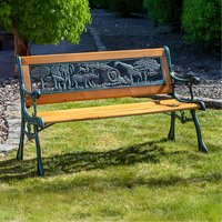 Marco Paul Wooden Childrens Kids Garden Bench Seat Animal