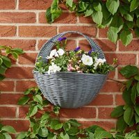 Marco Paul Hanging Flower Basket - Slate Grey