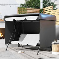 OUTSUNNY Patio Swing Chair Cover Garden Furniture Protector 215x155x150cm in Dark Grey | Size: 215 x 155 x 150 cm
