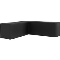 OUTSUNNY L-Shaped Garden Furniture Cover Oxford Fabric Corner Sofa Cover 250 x 250 x 79cm in Black | Size: 250 x 250 x 79 cm