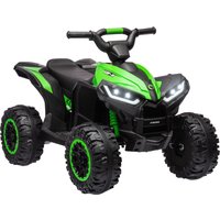 HOMCOM 12V Electric Quad Bikes for Kids Ride On Car ATV Toy for 3-5 Years in Green