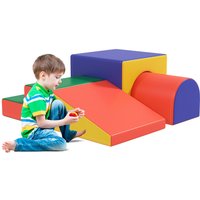Soft Play Set 4 Piece Soft Play Equipment Toddlers 12 36 Months Climb & Crawl Foam Play Activity Play Toy