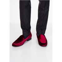 Elegant Velvet Tuxedo Slippers Formal Occasions