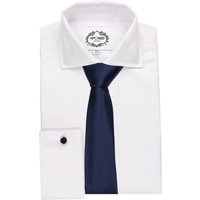 XPOSED Men's Premium Satin Neck Tie For Formal Occasions in Navy