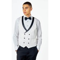 Bruce Floral Double Breasted Tuxedo Suit Waistcoat