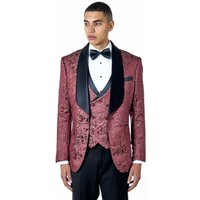 Louis Jacquard Print Tuxedo Jacket
