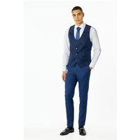 Tailored Geometric Pattern Suit Waistcoat