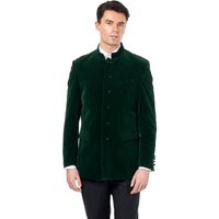 Harshil Velvet Nehru Collar Smoking Jacket