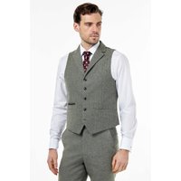 BRUCE Herringbone Wool Blend Waistcoat