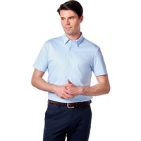Mercerised Cotton Short Sleeve Polo T Shirt Pale