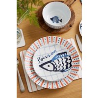 Ulster Weavers 'Catch of the Day' Food Print Porcelain Side Plate