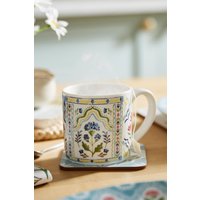 Boho Floral Floral Print Bone China Mug
