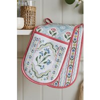 Boho Floral Floral Print Double Oven Glove
