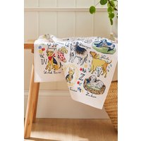 Best Show Dogs Print 100% Cotton Tea Towel
