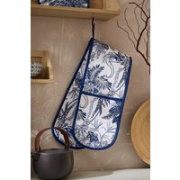 Willow Toile Trees Print Double Oven Glove