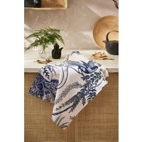 Ulster Weavers 'Willow Toile' Trees Print 100% Cotton Tea Towel in Blue