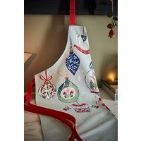 Ulster Weavers 'Christmas Ornaments' Festive Print 100% Cotton Apron