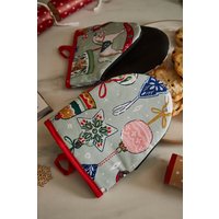 Christmas Ornaments Festive Print Pair Micro Mitts