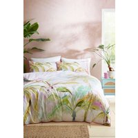Appletree 'Leilani' 100% Cotton Tropical Print Duvet Cover Set in Green | Size: King