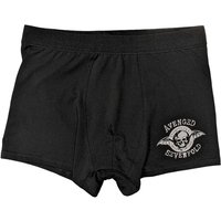 Avenged Sevenfold Men's Classic Deathbat Boxer Shorts in Black | Size: Small