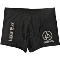 Linkin Park Men's Concentric Logo Boxer Shorts in Black | Size: Medium