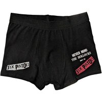 Sex Pistols Men's Never Mind Boxer Shorts in Black | Size: Small
