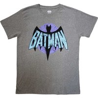 DC Comics Batman Retro Logo T-Shirt in Grey | Size: XL