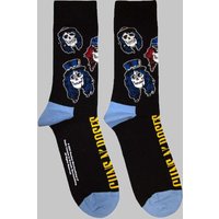 Guns N Roses Skulls Band Logo Ankle Socks in Black