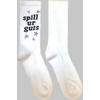 Olivia Rodrigo Spill Your Guts Ankle Socks in White