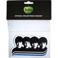 Beatles A Hard Day's Night Faces Embossed Fridge Magnet in Black