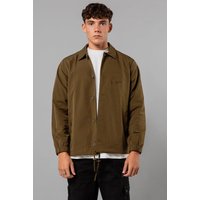 Long Sleeve Button Up Coach Jacket