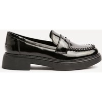 Linzi Women's Direction Black Patent Loafers | Size: 6-Standard Fit