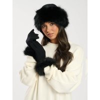 Faux Fur Hat & Glove Set