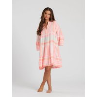 Jacquard Tiered Mini Dress