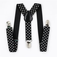Y Shape Elasticated Suspenders Metal Clips Braces