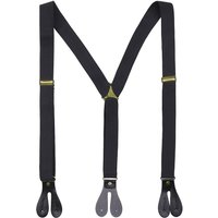 25mm Wide Y Shape Elasticated Suspenders Button Hole Braces