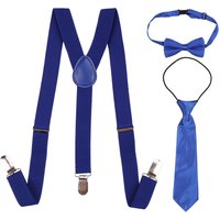 Braces Bow Tie & Necktie Set Y Shape Suspender